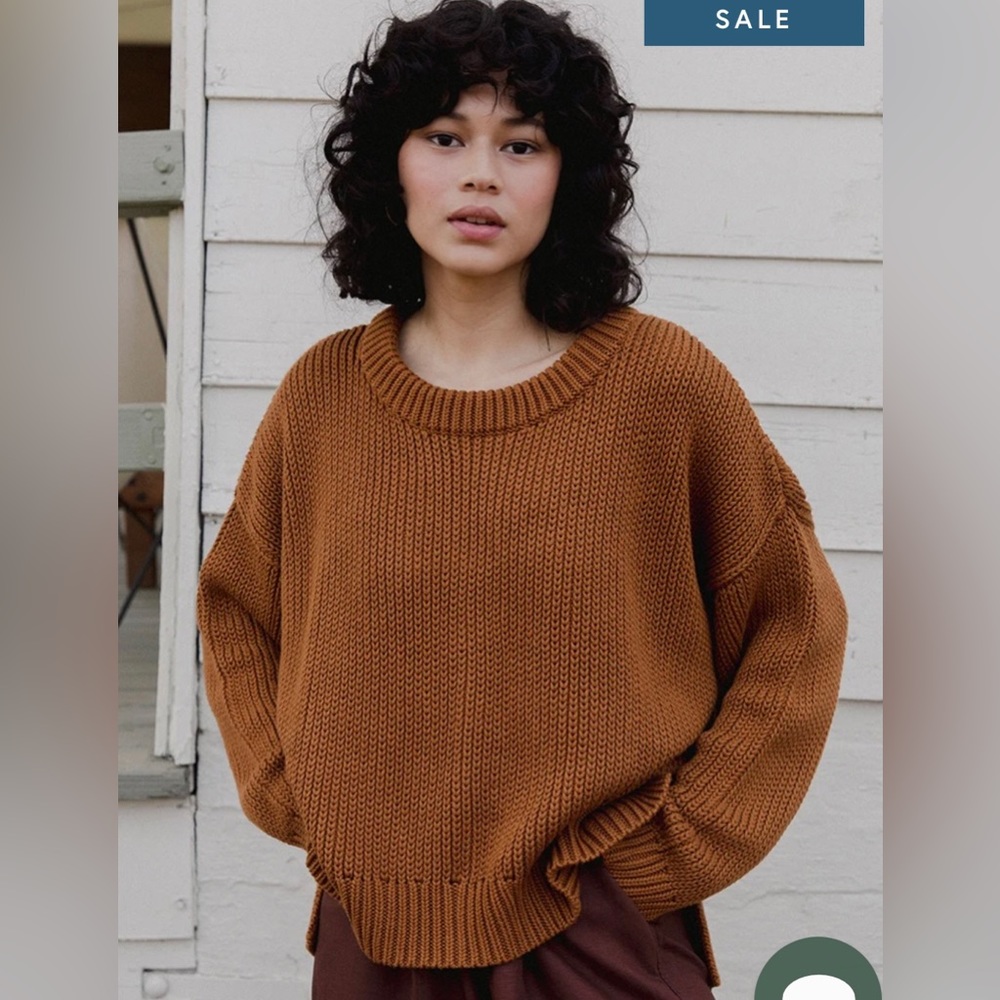Tradlands Cottage Crewneck Sweater Sienna